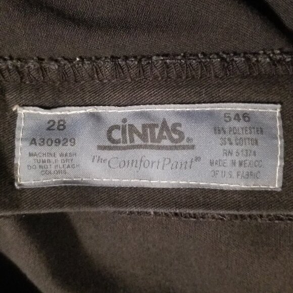 Three stained Cintas men's pants with stretching waistbands - Picture 10 of 16